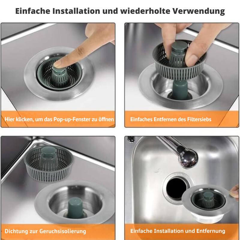 Enhanced Drain Strainer Basket – CleanFlow Design