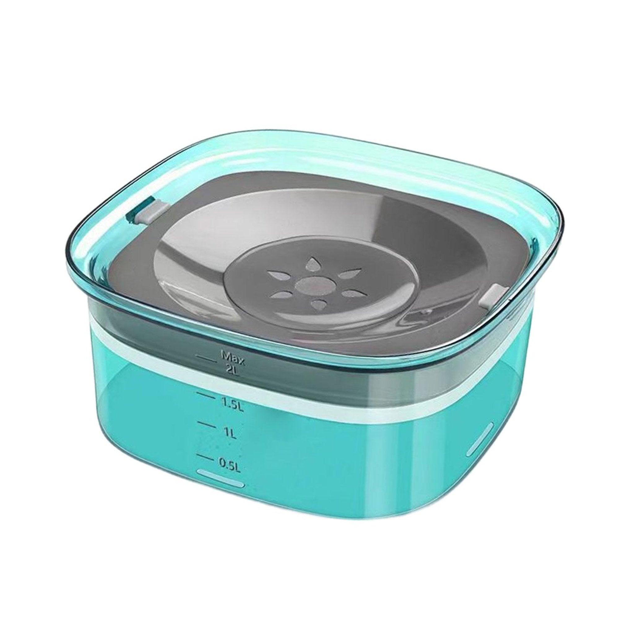 SplashGuard Pet Water Station - No-Mess Bowl for Dogs & Cats