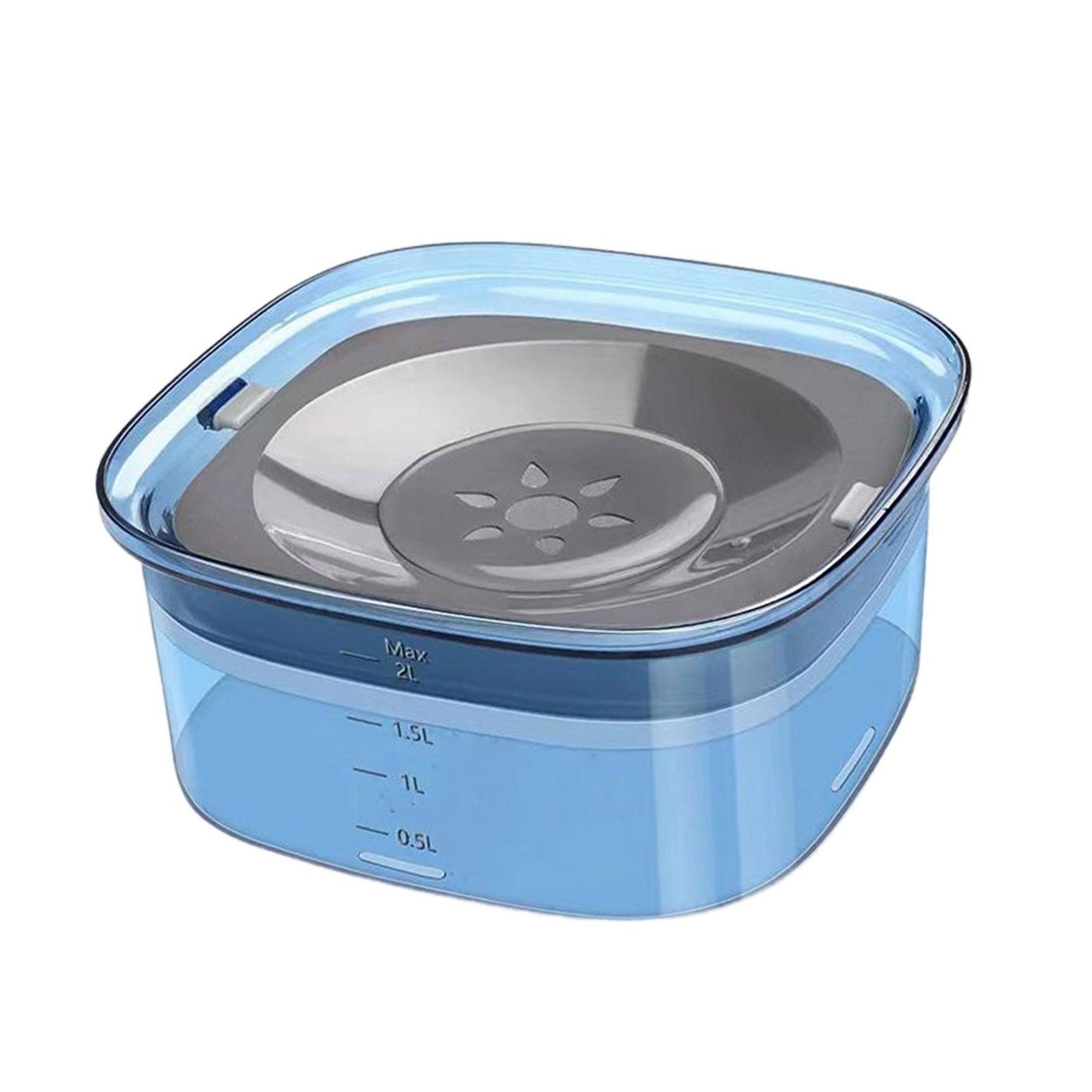 SplashGuard Pet Water Station - No-Mess Bowl for Dogs & Cats