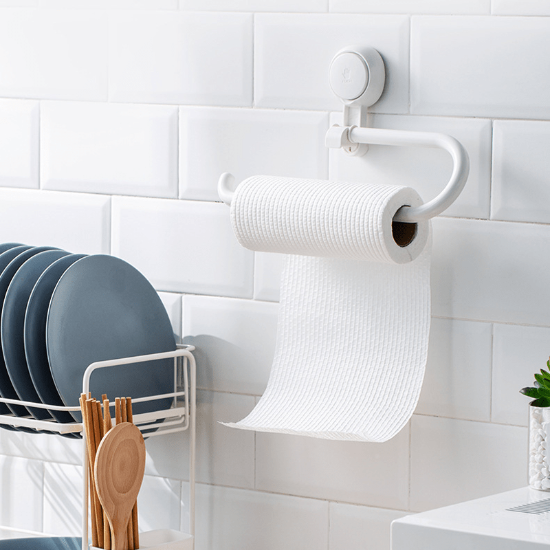 SuctionHold - Effortless Stainless Steel Toilet Paper Holder