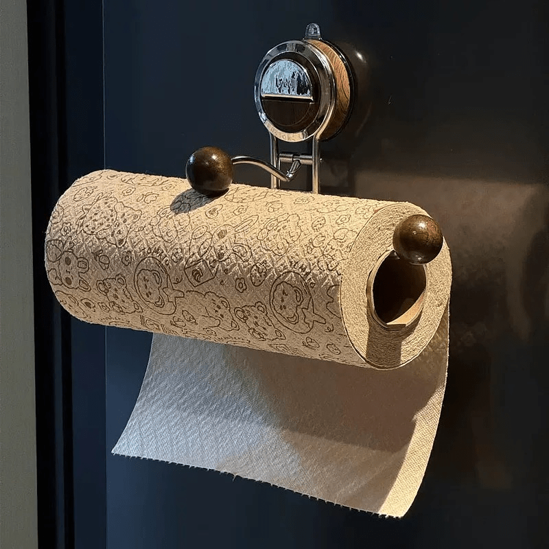 SuctionHold - Effortless Stainless Steel Toilet Paper Holder