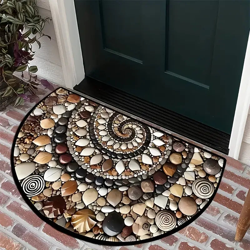 Seaside Charm - Artisan Coastal Doormat with Secure Grip
