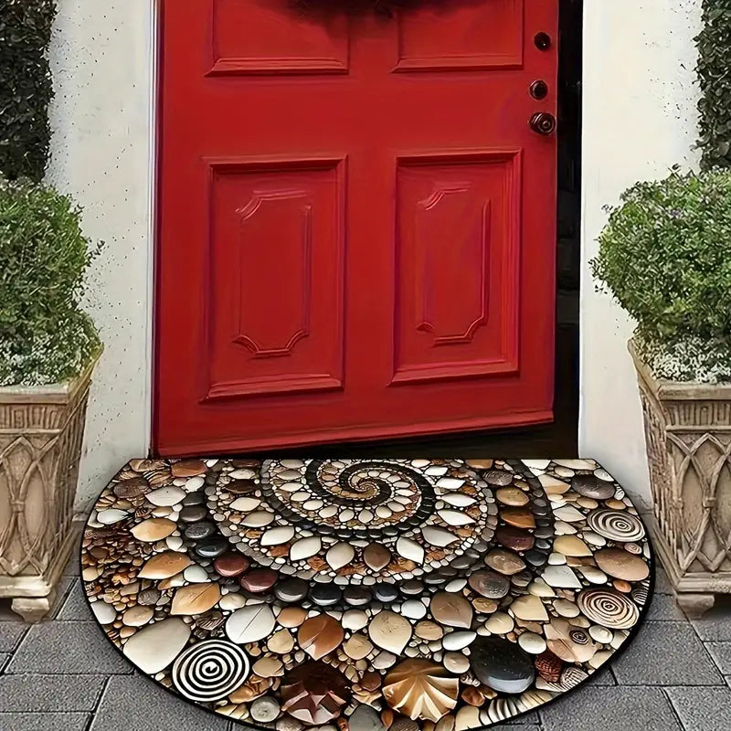 Seaside Charm - Artisan Coastal Doormat with Secure Grip