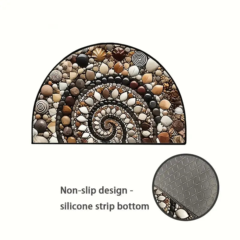 Seaside Charm - Artisan Coastal Doormat with Secure Grip