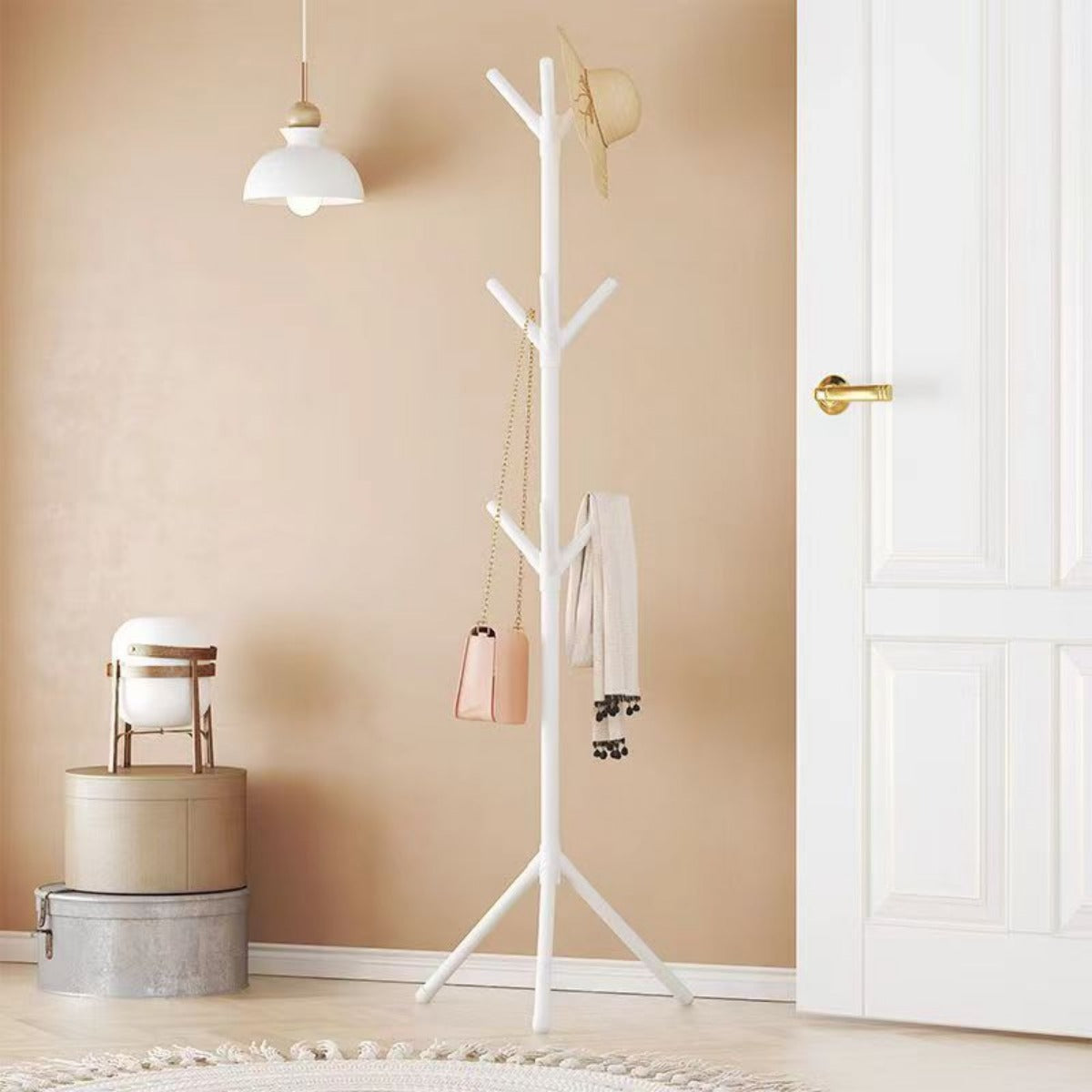 Stylish Wall-Mounted Coat Hook in Chic Branch Design