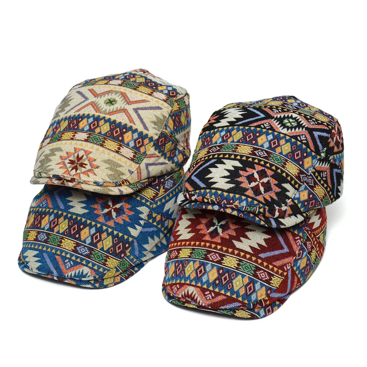 Vibrant Vintage-Inspired Cap with Adjustable Comfort