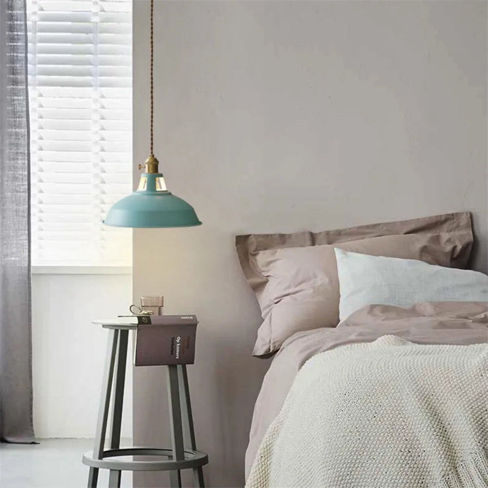 Vibrant Industrial LED Dome Pendant Light for Modern Spaces