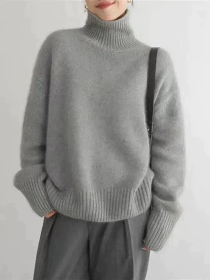 LioraHaze™ Cashmere Turtleneck — Wrap Yourself in Lightweight Luxury That Turns Every Head