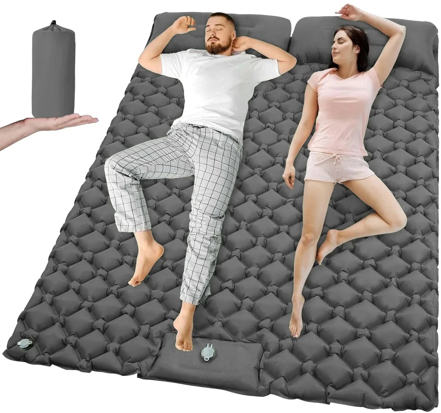Inflatable Camping Mattress – Extra Wide for Maximum Comfort