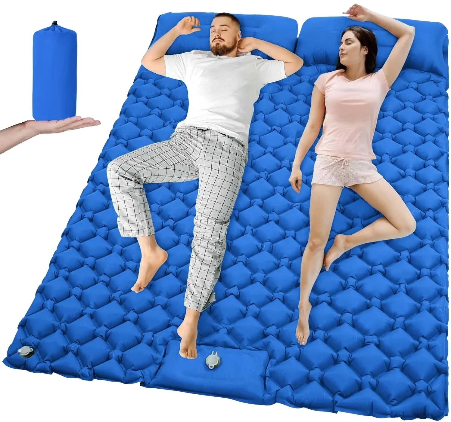 Inflatable Camping Mattress – Extra Wide for Maximum Comfort