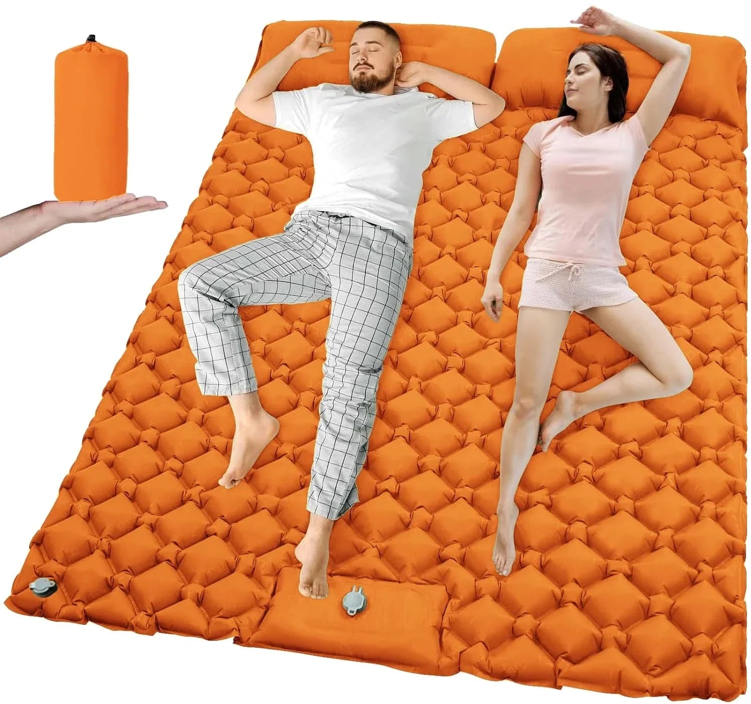 Inflatable Camping Mattress – Extra Wide for Maximum Comfort