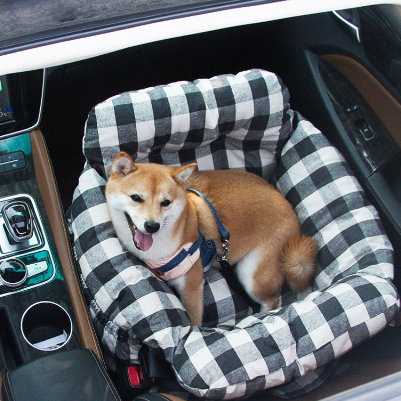 PetComfort Travel Seat: Cozy Car Bed for Dogs