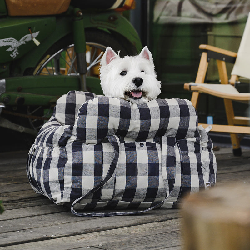 PetComfort Travel Seat: Cozy Car Bed for Dogs