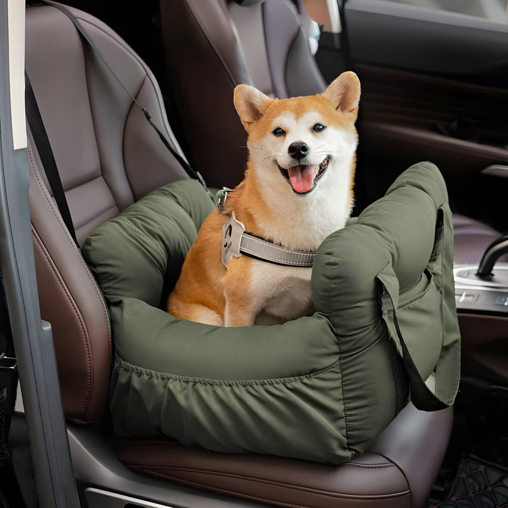 PetComfort Travel Seat: Cozy Car Bed for Dogs