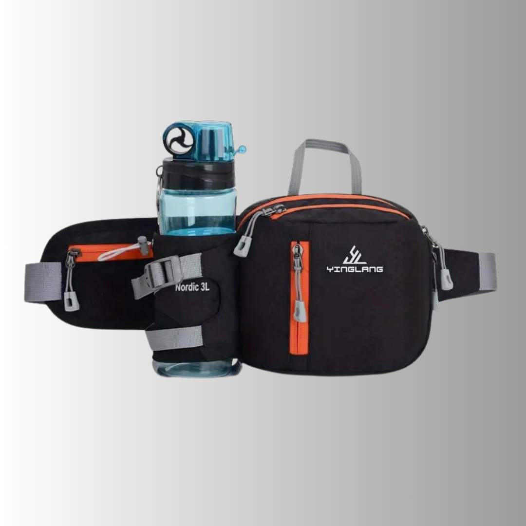 Versatile Outdoor Waist Pack with Hydration Holder