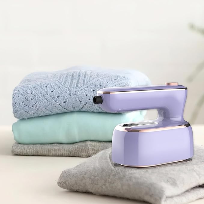 Portable Fabric Freshener Steam Iron for Quick Touch-Ups