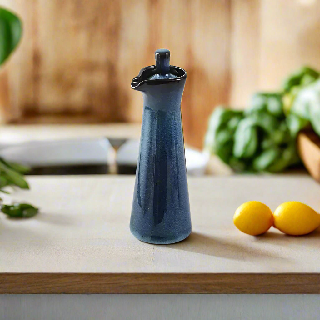 Elegant Ceramic Pouring Bottle for Sauces and Oils - 100 ml