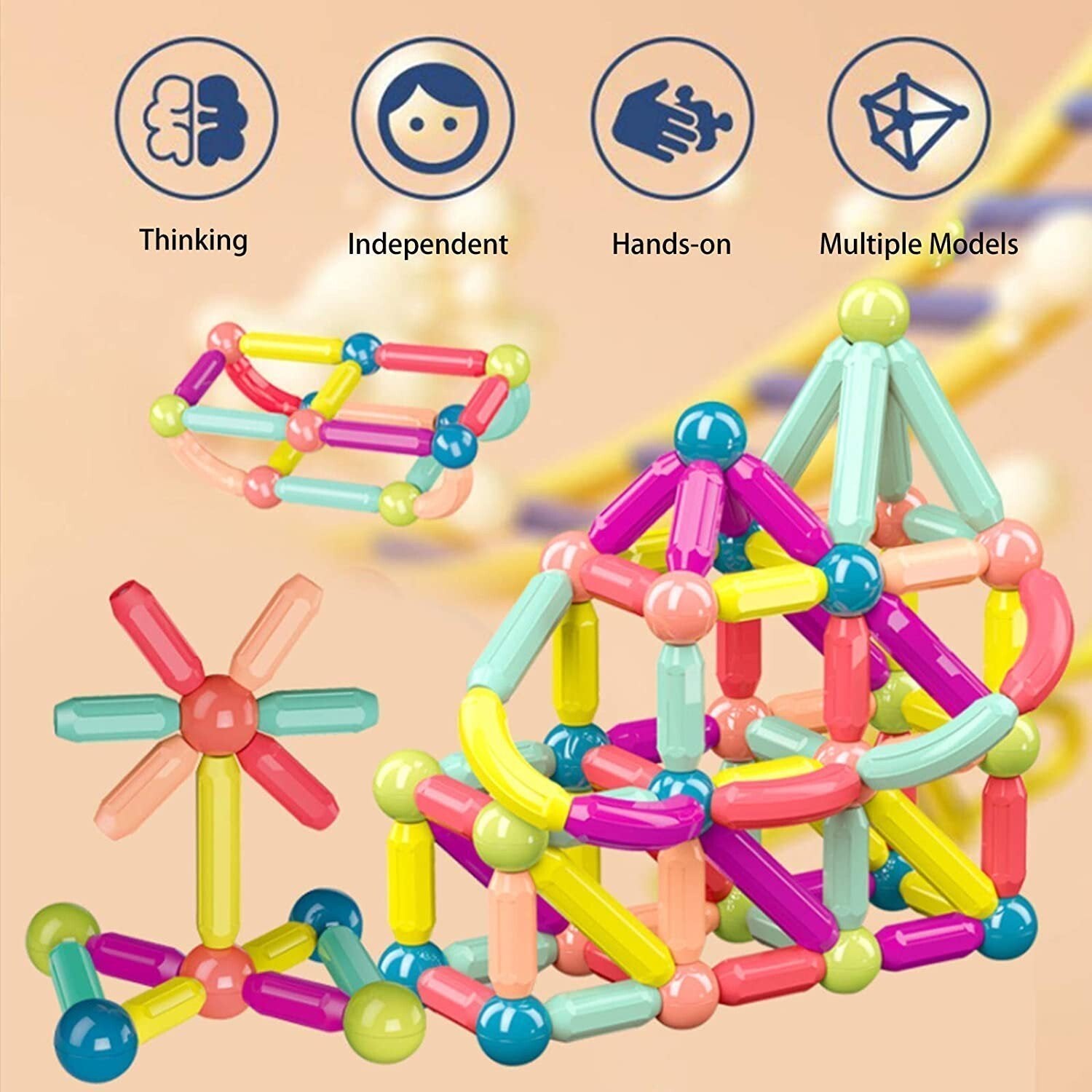 Magnetic Educational Toy for Kids - Connect-It Game