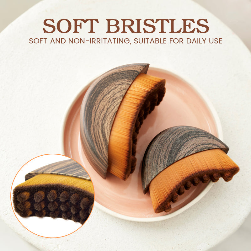 Facial Brush for Contouring | Lymphatic Massage Tool | Soft Bristles