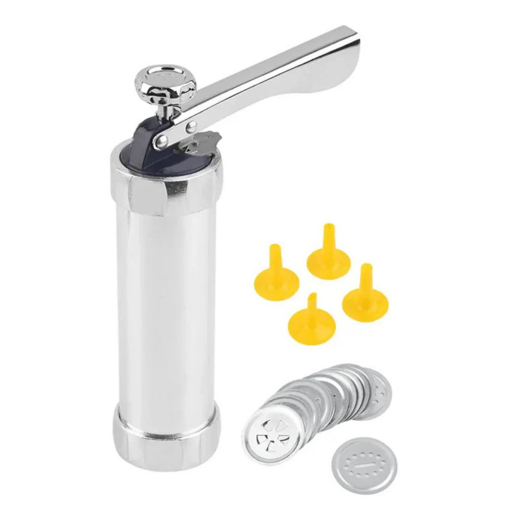 Dough Designer Manual Press with 20 Shape Discs & 4 Nozzles