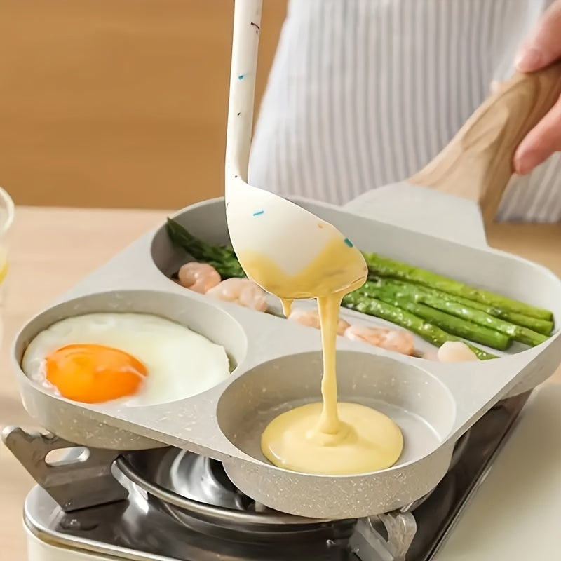 Versatile Aluminum Non-Stick Multi-Compartment Cooking Pan