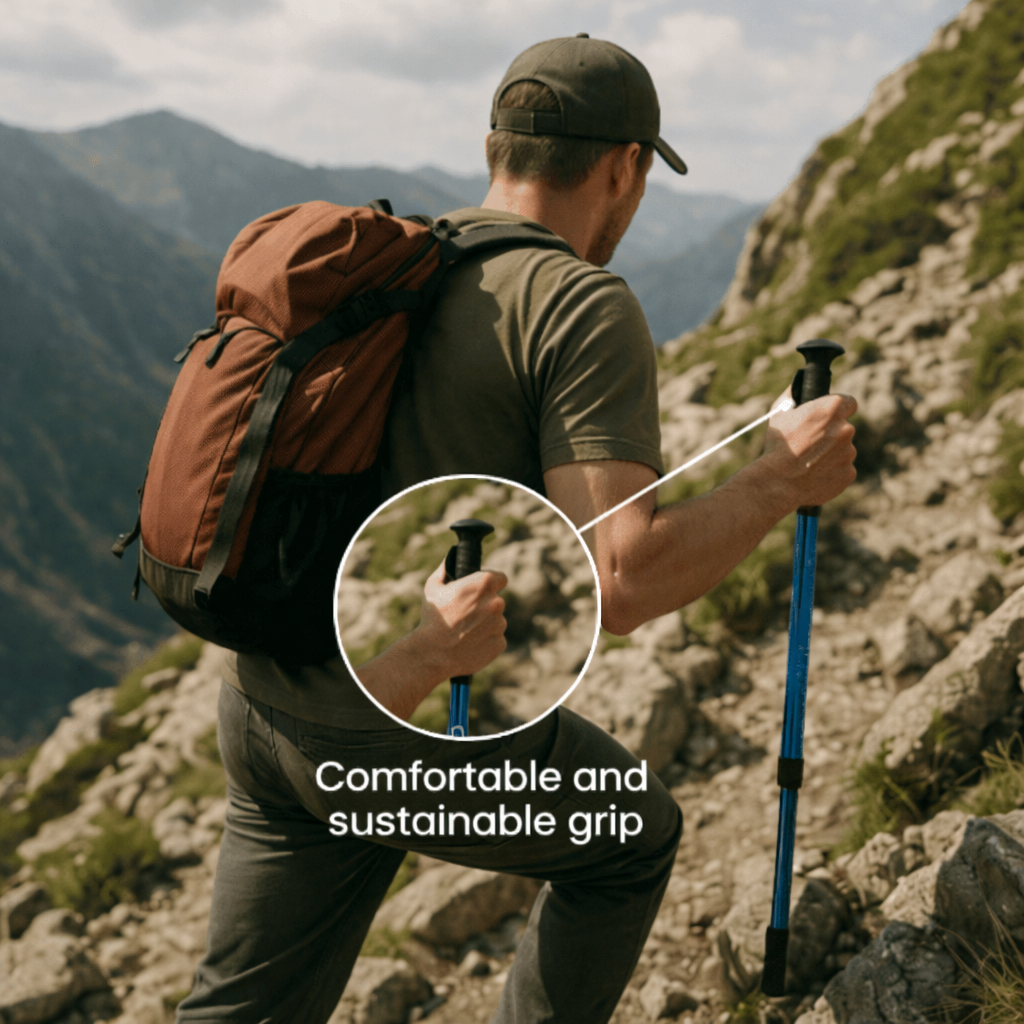 Lightweight Hiking and Walking Sticks – Adjustable Trekking Poles