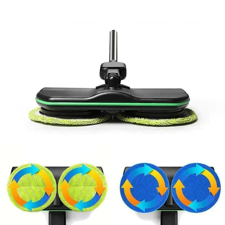 Rechargeable Cordless Floor Cleaner with Dual Spin Technology