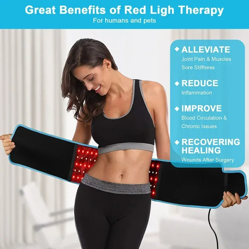 Red Light Therapy Belt – Shape a Confident, Pain-Free Waist with Light Energy