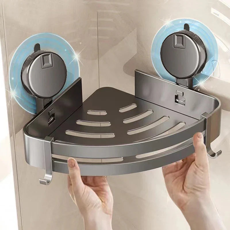 Space-Saving Corner Shower Organizer - Effortless Installation