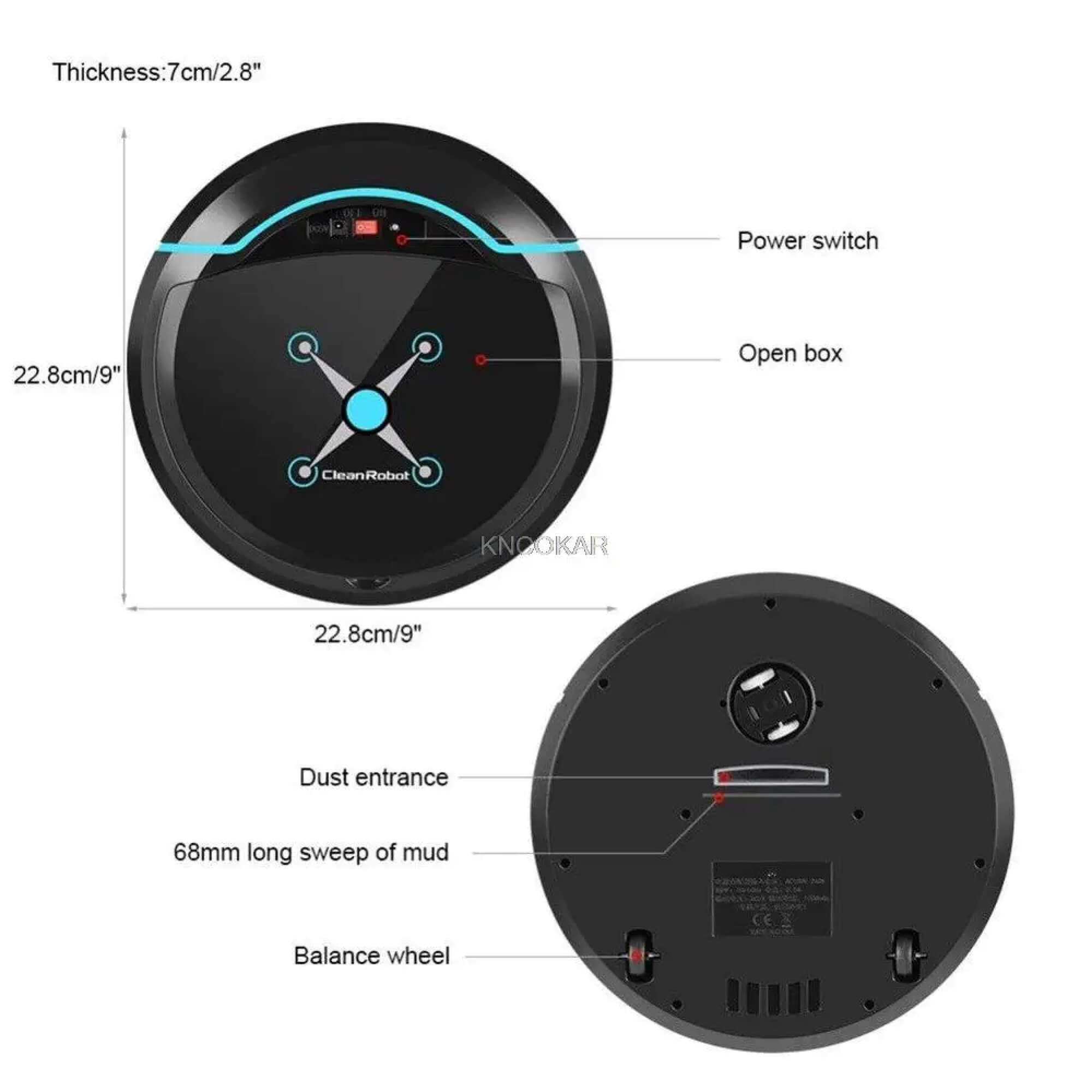 UltraClean Pro Smart Vacuum with Mopping Functionality
