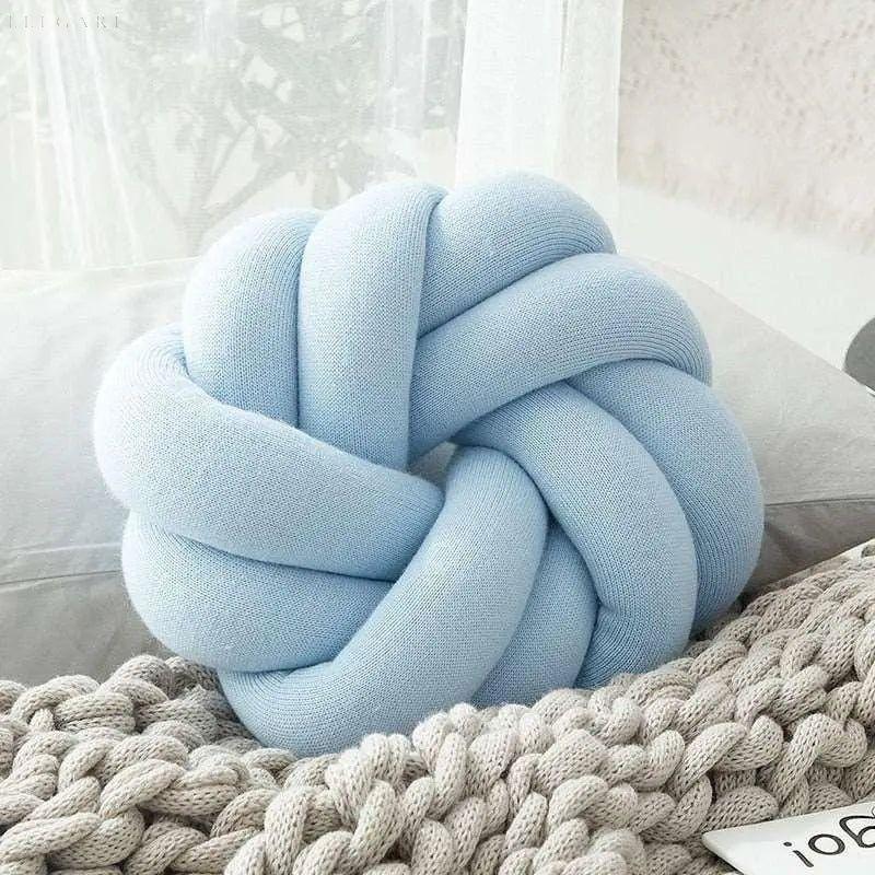Chic Cotton Comfort Knot Cushion