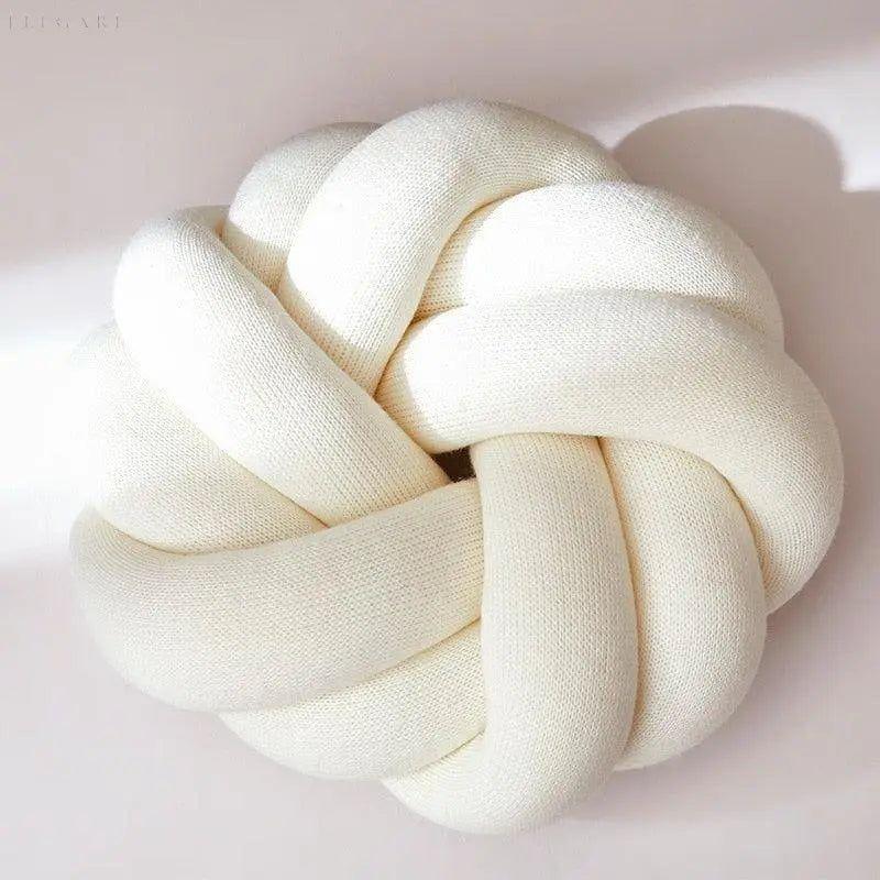 Chic Cotton Comfort Knot Cushion