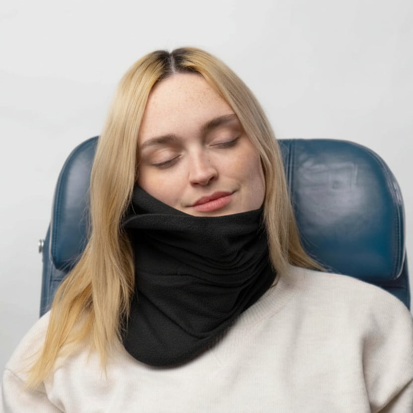 CloudRest - Supportive Memory Foam Neck Pillow for Effortless Travel