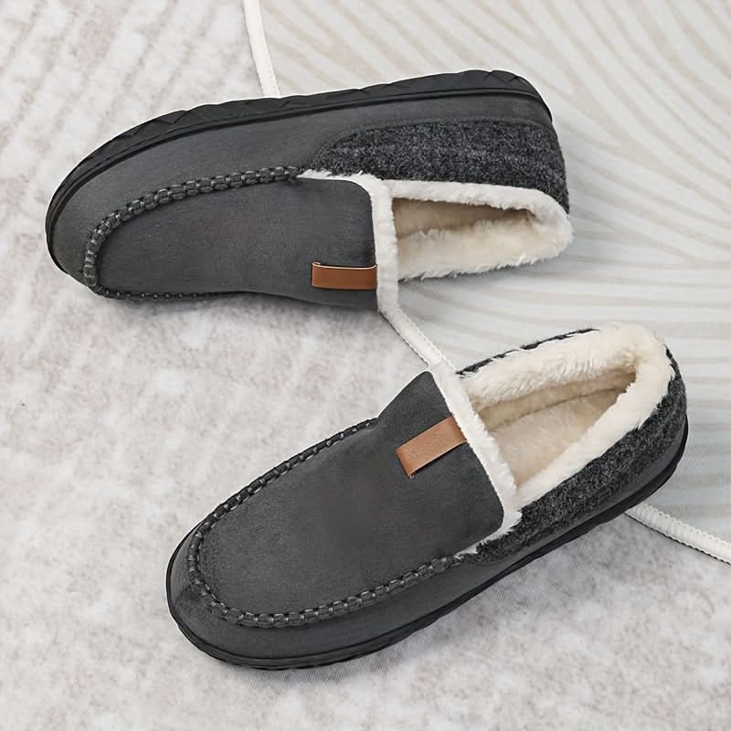 CozyCloud – Plush Synthetic Wool Loafers for Men