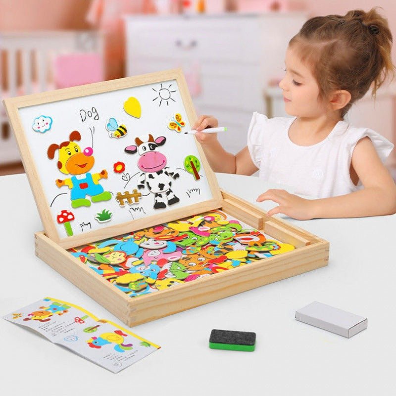 Dual-Surface Creative Learning Board for Kids