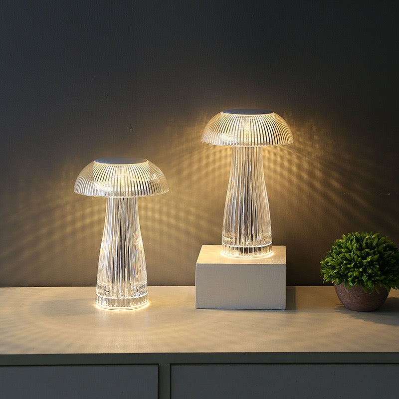 Elegant Jellyfish Touch Control LED Night Lamp with Dimming
