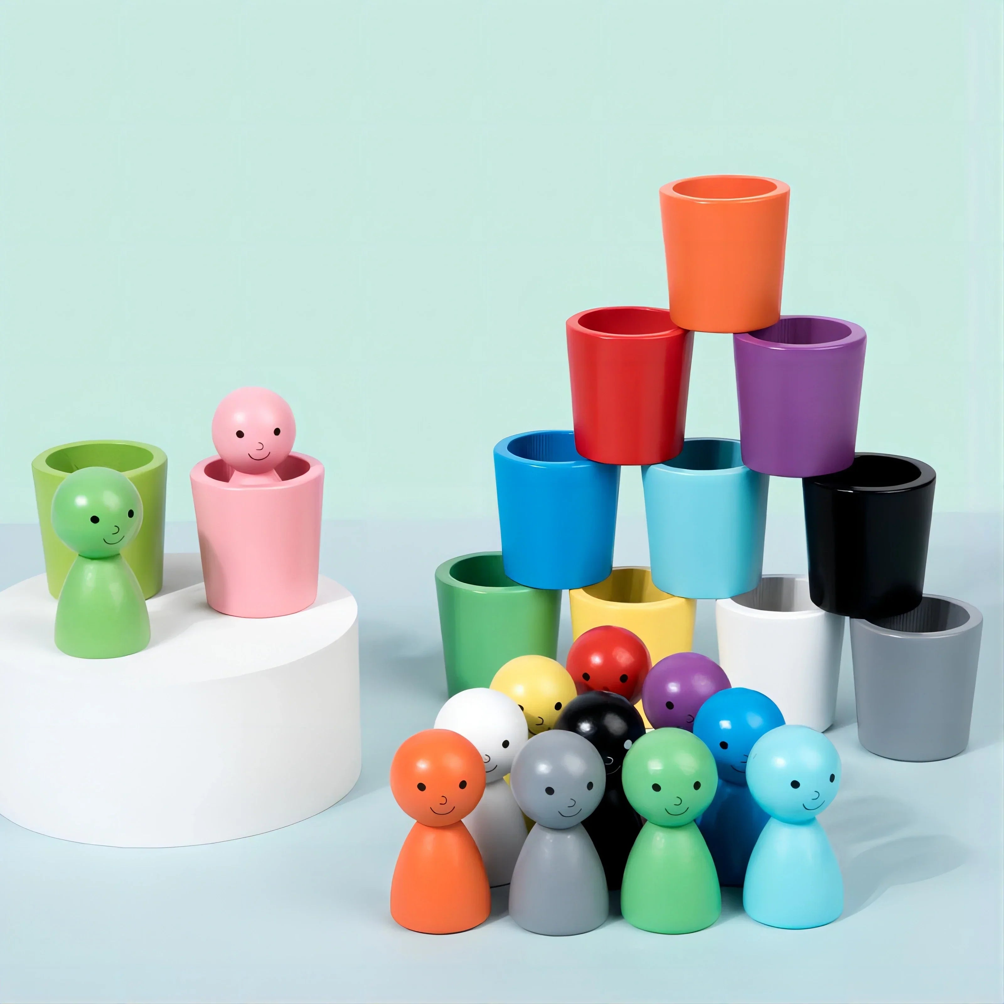 Color Sorting Cup