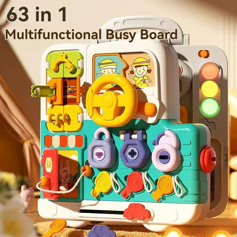 Explore & Learn Interactive Activity Board for Kids