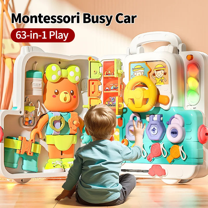 Explore & Learn Interactive Activity Board for Kids