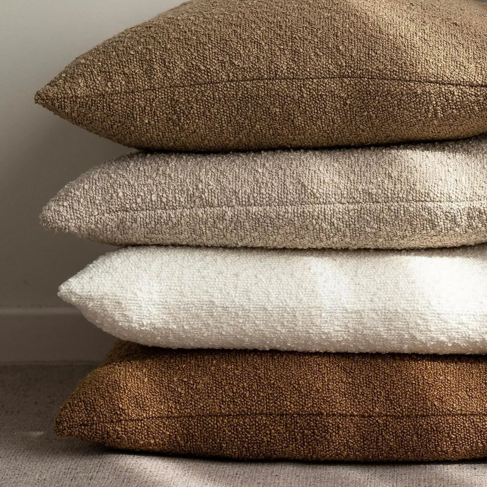 Textured Throw Pillow Case for Cozy Home Decor