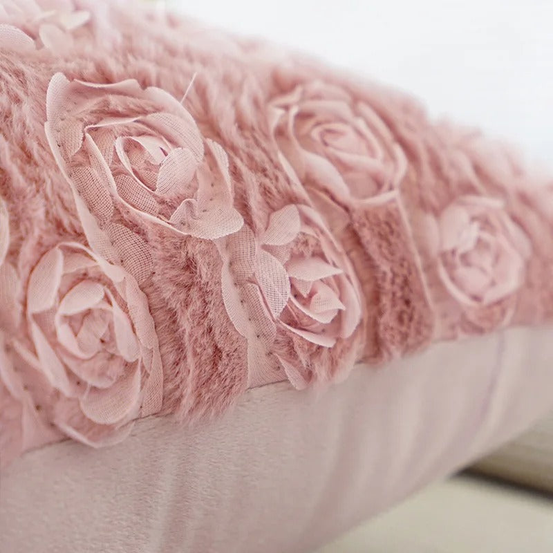 Charming 45 x 45 cm Plush Cushion Cover with Hidden Zipper