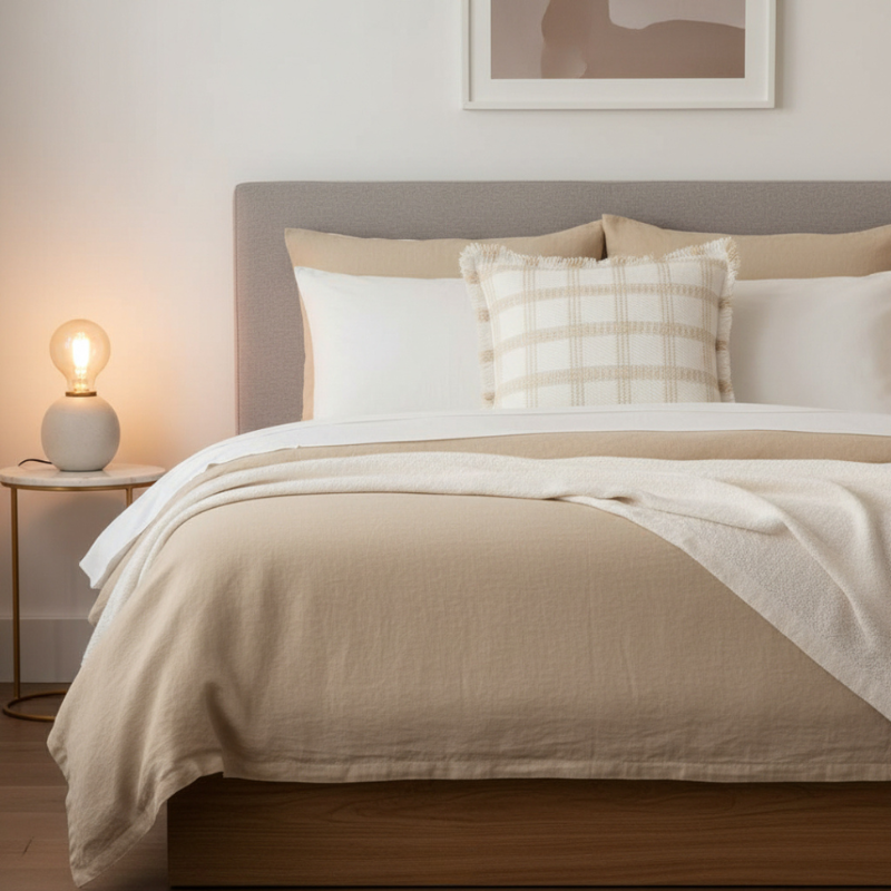 Elegant Diamond-Patterned Cushion Cover for Stylish Décor