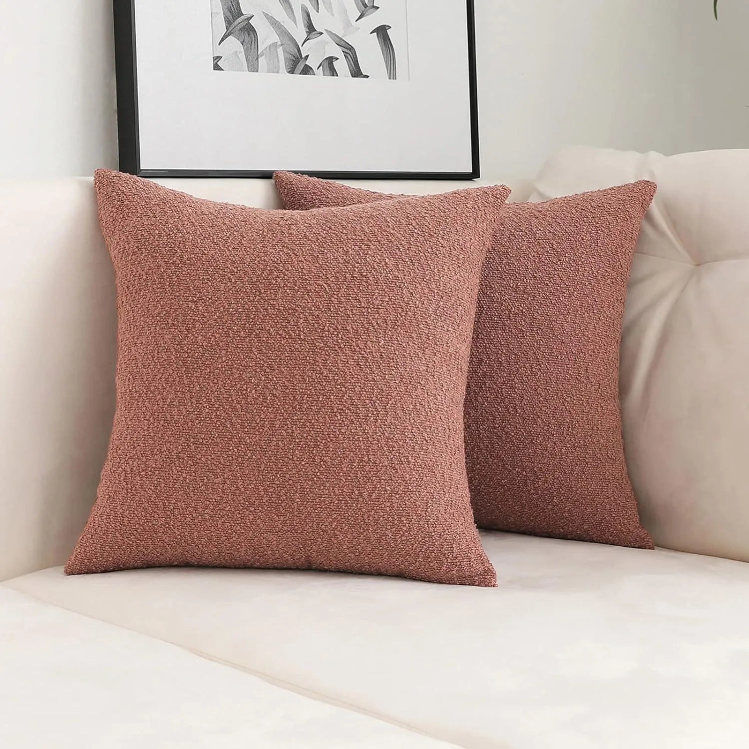 Luxurious Teddy Wool Cushion Cover with Concealed Zipper