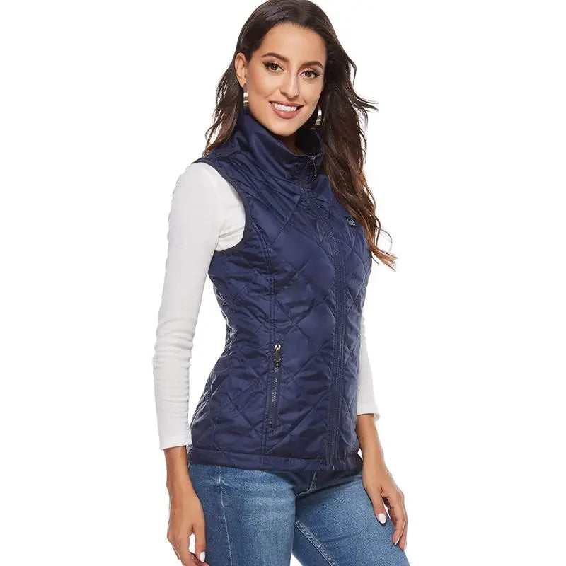 Women's Heated Vest | USB Infrared Technology Jacket | Lightweight & Temperature Control | Perfect for Fall & Winter