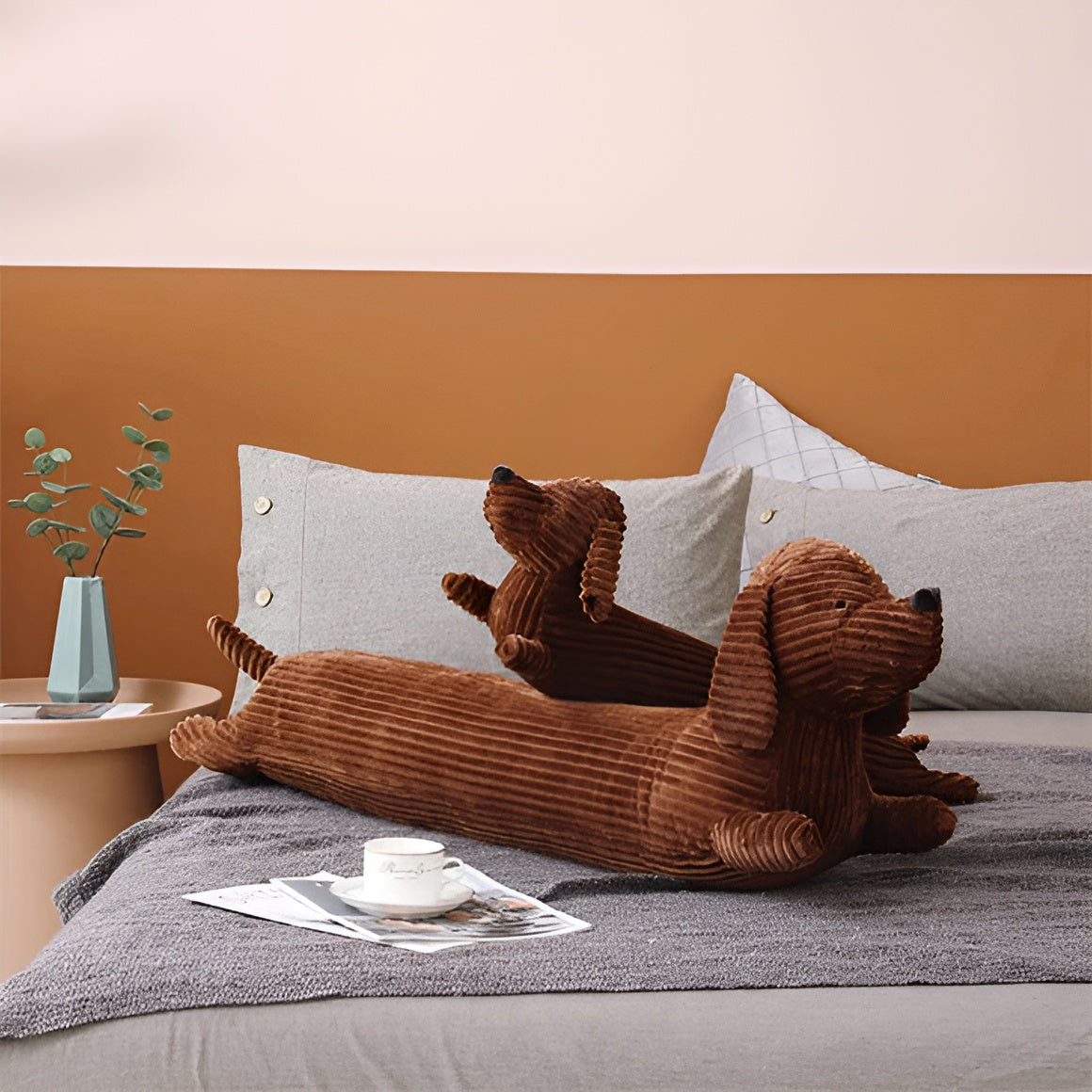 Harmonious Hound – Supportive Dachshund Shaped Cushion