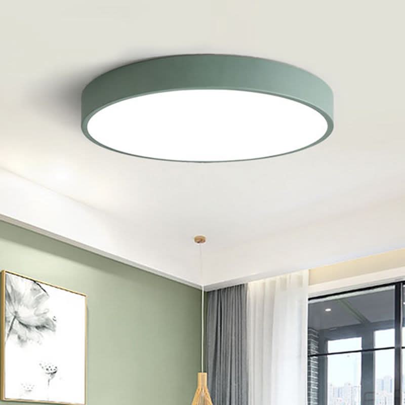 Round LED Ceiling Light Fixture – Metal Recessed Light