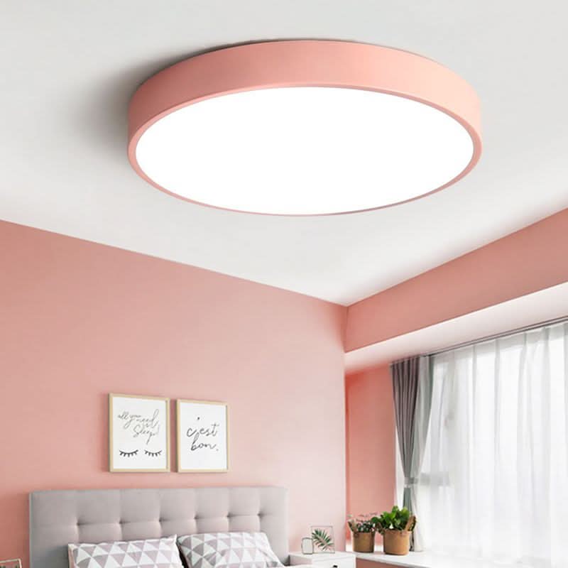 Round LED Ceiling Light Fixture – Metal Recessed Light