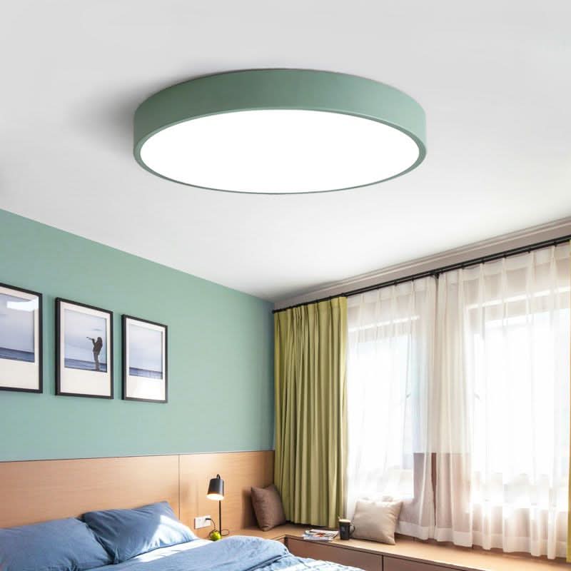 Round LED Ceiling Light Fixture – Metal Recessed Light