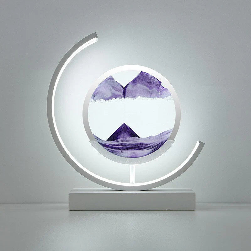 Ocean Breeze Sand Art: Enchanting Illuminated Decor