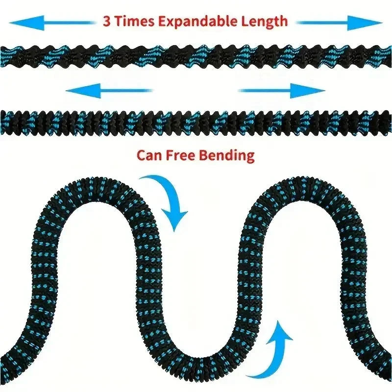 Expandable Garden Hose with High-Pressure Spray Gun and Kink-Resistant Sleeve